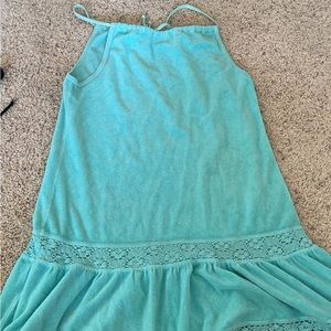 Juicy Couture Aquamarine/Turquoise Terrycloth Romper